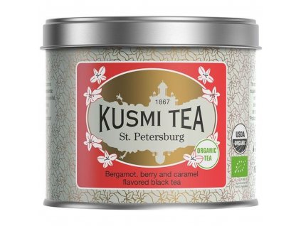 Svart te ST. PETERSBURG, 100 g teburk med lösa blad, Kusmi Tea