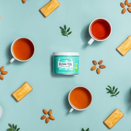 Rooibos te AMANDE, set i 20 delar muslinpåsar, Kusmi Tea