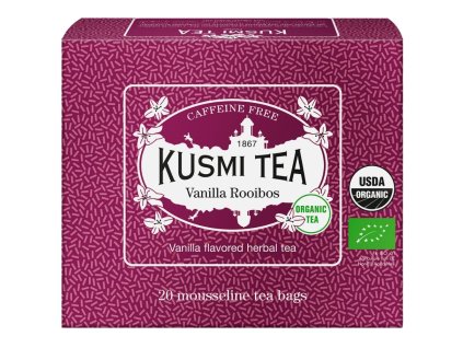 Rooibos te VANILLA, 20 muslin tepåsar, Kusmi Tea