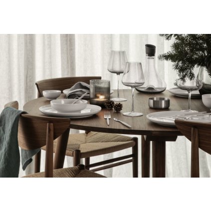 Rödvinsglas BELO, set i 2 delar, 200 ml, grå, Blomus