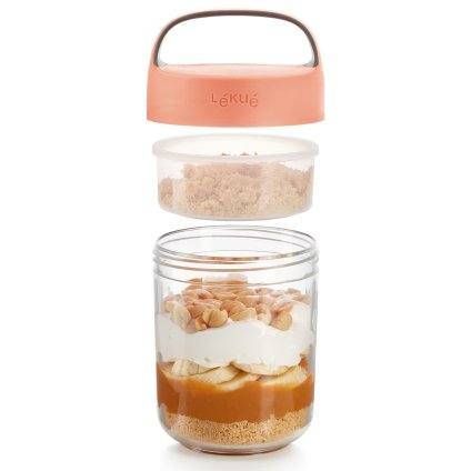 Lunchburk JAR TO GO 400 ml, korall, Lékué