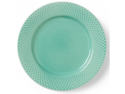 Lunchtallrik RHOMBE 21 cm, aqua, Lyngby