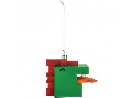Julgransprydnad CUBIK DRAGON, grön, Alessi