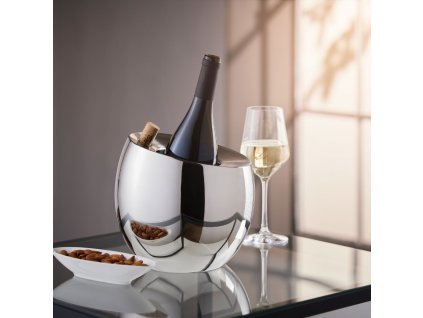 Vinflaskkylare FROID 20 cm, silver, Philippi