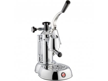 Kaffemaskin med spak STRADIVARI EUROPICCOLA silver, plasthandtag, La Pavoni