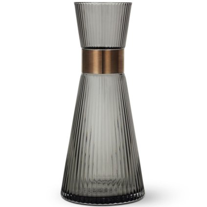 Vattenkaraff NOUVEAU 1 l, rök, Rosendahl