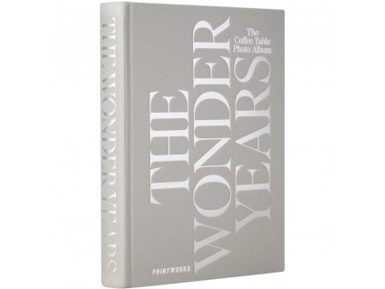 Fotoalbum THE WONDER YEARS, grått, Printworks