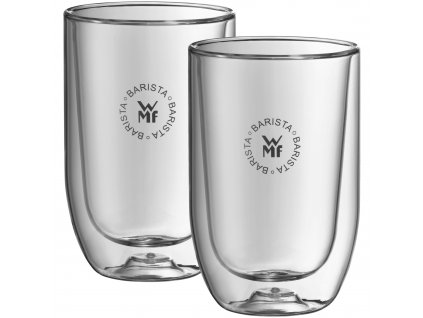 Latte macchiato glas BARISTA, set i 2 delar, dubbelväggig, WMF