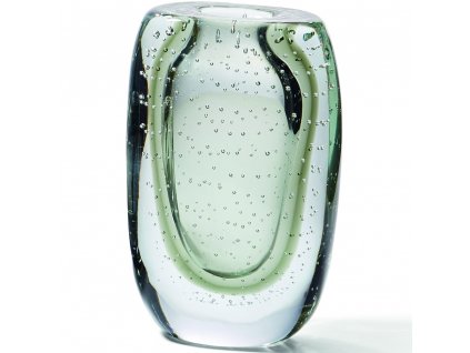 Vas AMARA 22 cm, grön, glas, Philippi