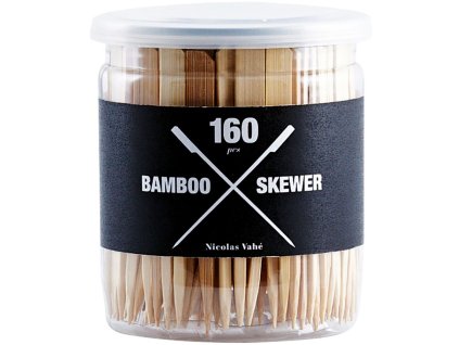 Bambuspett, set i 160 delar, 9 cm, bambu, Nicolas Vahé