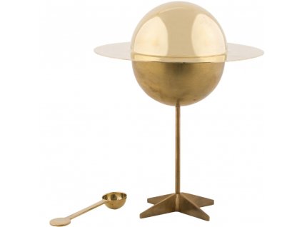 Sockerskål COSMIC DINER LUNAR 26 cm, mässing, Seletti