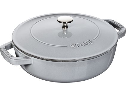 Gryta 24 cm, grafitgrå, gjutjärn, Staub