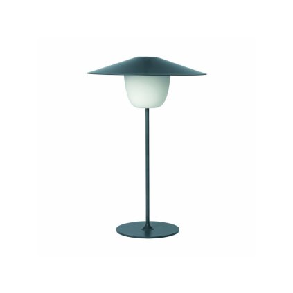 174029 2 stojaci lampa led prenosna stredni cerna blomus