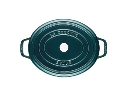 Gryta 31 cm, havsblå, gjutjärn, Staub