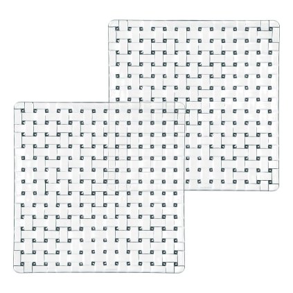 Tapastallrik BOSSA NOVA 21 x 21 cm, set i 2 delar, Nachtmann