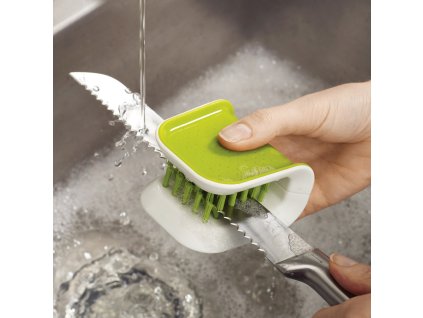 Kniv och bestickborste BLADEBRUSH grön, Joseph Joseph