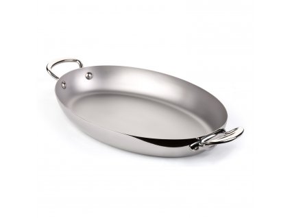 Serveringspanna 35 cm, oval, Mauviel