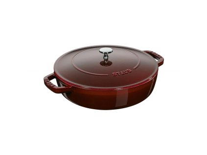 Gryta 28 cm, gjutjärn, grenadin, Staub