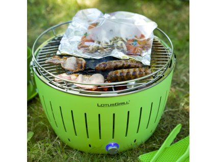 Bordskolgrill, grön, LotusGrill