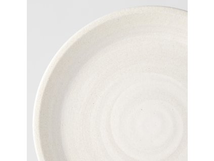 Middagstallrik RECYCLED 27,5 cm, vit sand, MIJ