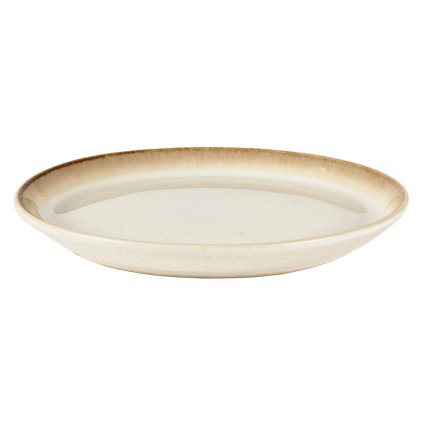 Efterrättstallrik 17 cm, gräddvit, Bitz