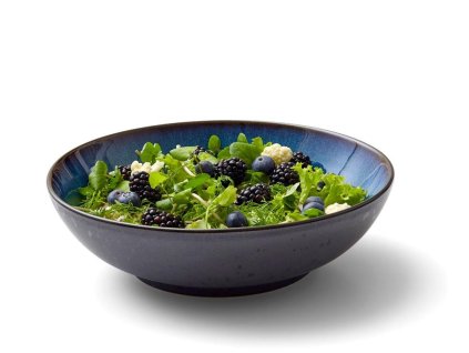 Salladsskål 24 cm, svart/mörkblå, Bitz