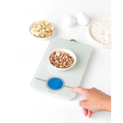 Digital matvåg, ljusgrå, Brabantia
