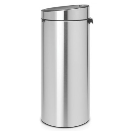 Soptunna med trycklock TOUCH BIN NY 30 l, matt stål, Brabantia