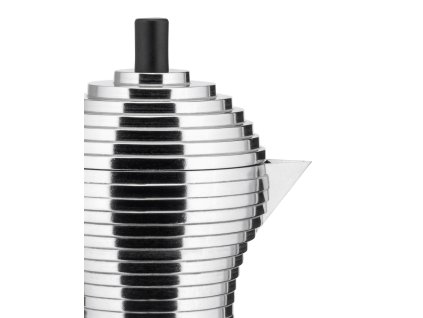 Espressobryggare för spishäll PULCINA 150 ml, svart, Alessi