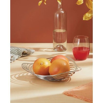 Fruktskål TRINITY 26 cm, rostfritt stål, Alessi