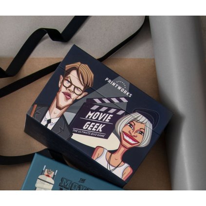 Trivia-spel MOVIE GEEK, 50 st, Printworks