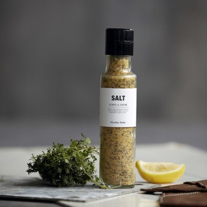 Citron- och timjansalt 320 g, Nicolas Vahé