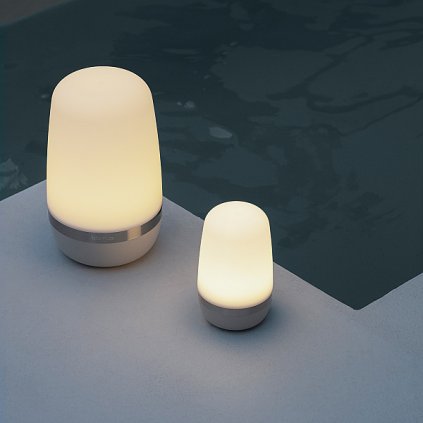 Bärbar bordslampa SPIRIT XL, LED, ljusgrå, Blomus