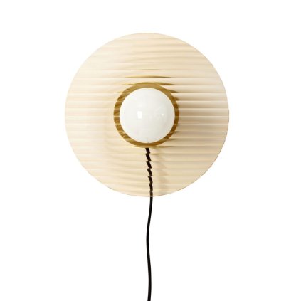 Vägglampa HALO 25 cm, bärnsten, Hübsch
