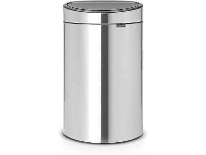 Soptunna med trycklock TOUCH BIN NY 23 + 10 l, matt stål, Brabantia