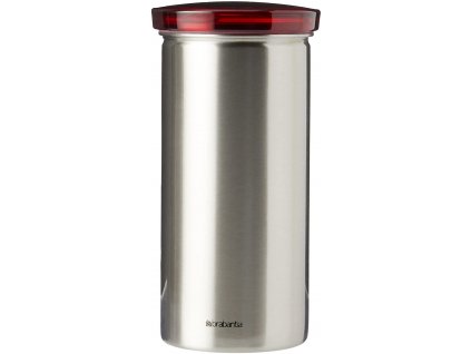 Kaffekapselbehållare SENSEO 1,4 l, för 18 kapslar, rött lock, Brabantia