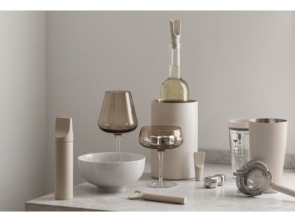 Champagneglas BELO, set i 2 delar, 200 ml, brun, Blomus