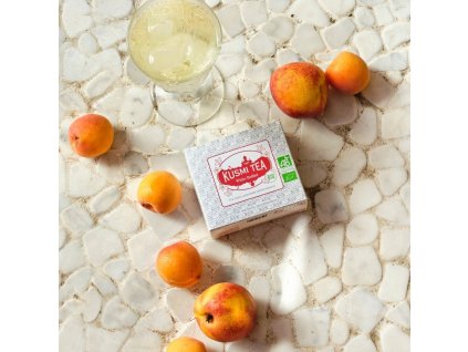 Vitt te BELLINI, 20 muslin tepåsar, Kusmi Tea