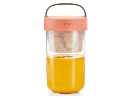 Lunchburk JAR TO GO 600 ml, korall, Lékué