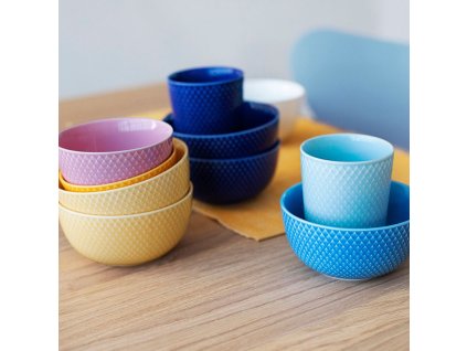 Serveringsskål RHOMBE 11 cm, rosa, Lyngby
