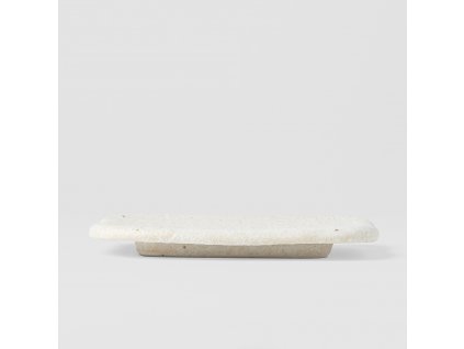 Sushi och sashimi-tallrik SHELL WHITE WEAK, 16 x 11 cm, MIJ