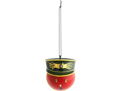Julgransprydnad GENERALE CORALLO, röd, Alessi