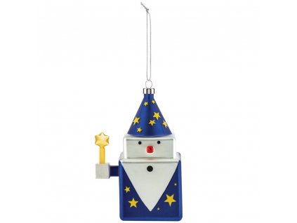 Julgransprydnad CUBOMAGO blå, Alessi