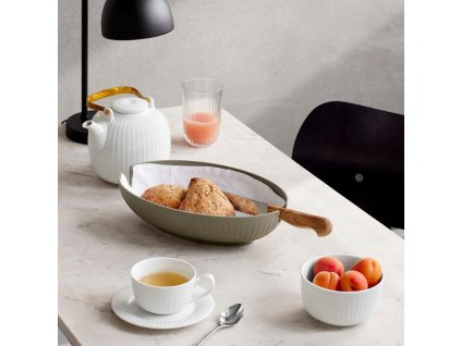 Kaffekopp med fat HAMMERSHOI 250 ml, vit, Kähler