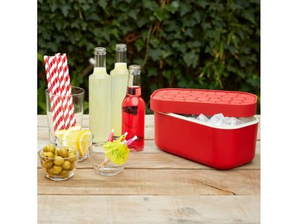 Ishink ISBOX med isbitsform, 1,8 l, röd, Lékué