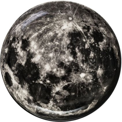 Middagstallrik COSMIC DINER MOON 30 cm, Seletti