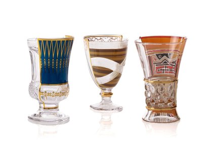 Dricksglas HYBRID PANNOTIA set i 3 delar, 330 ml, Seletti