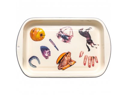 Ugnsform TOILETPAPER 56 x 29 cm, beige, Seletti