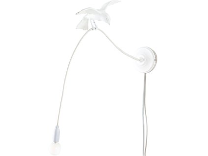 Vägglampa SPARROW CRUISING 100 cm, vit, Seletti