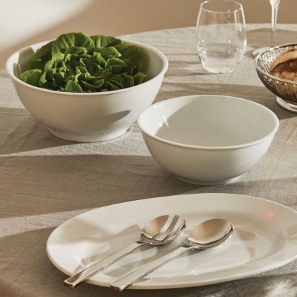 Salladsskål PLATEBOWLCUP 21 cm, 1,5 l, vit, Alessi